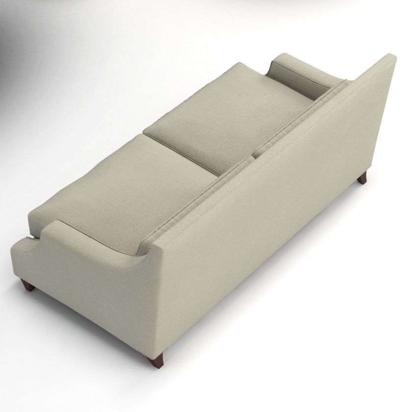 Baker 6130S Max Sofa Thomas Pheasant 3D model_2