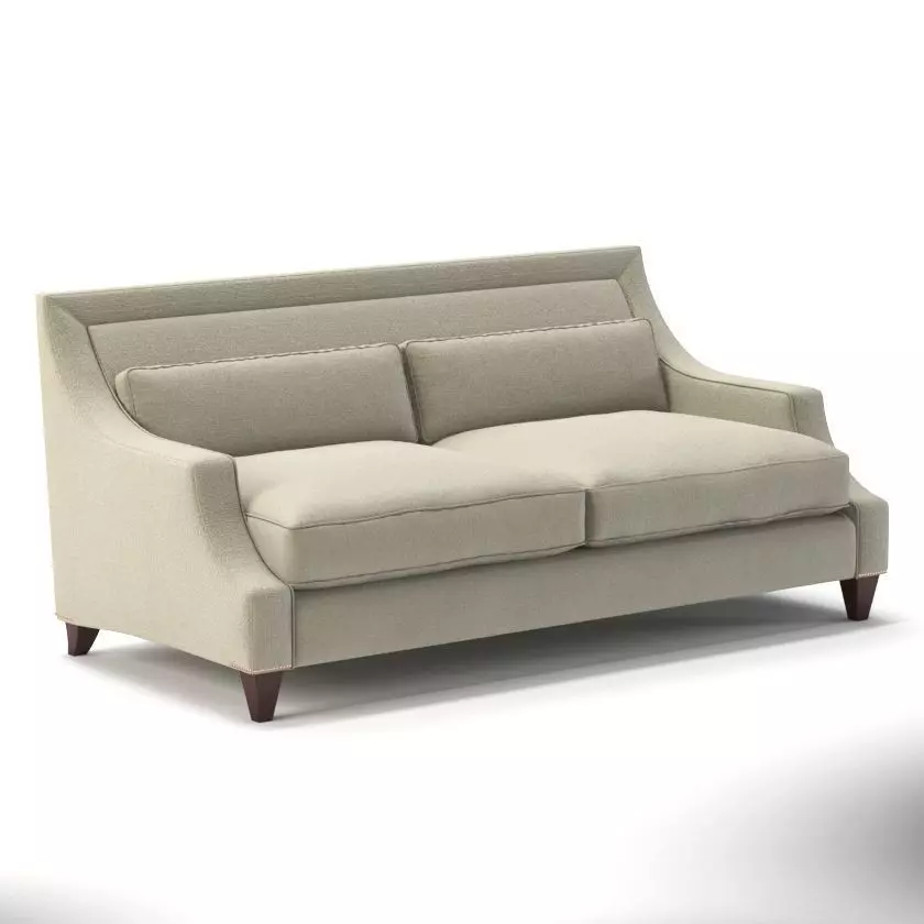 Baker 6130S Max Sofa Thomas Pheasant 3D model_0