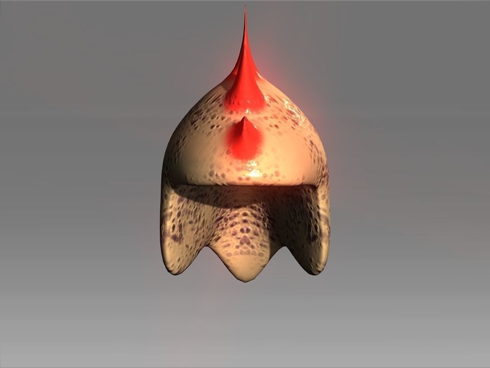 Desert Giant Lizard Helmet Low-poly 3D model_11