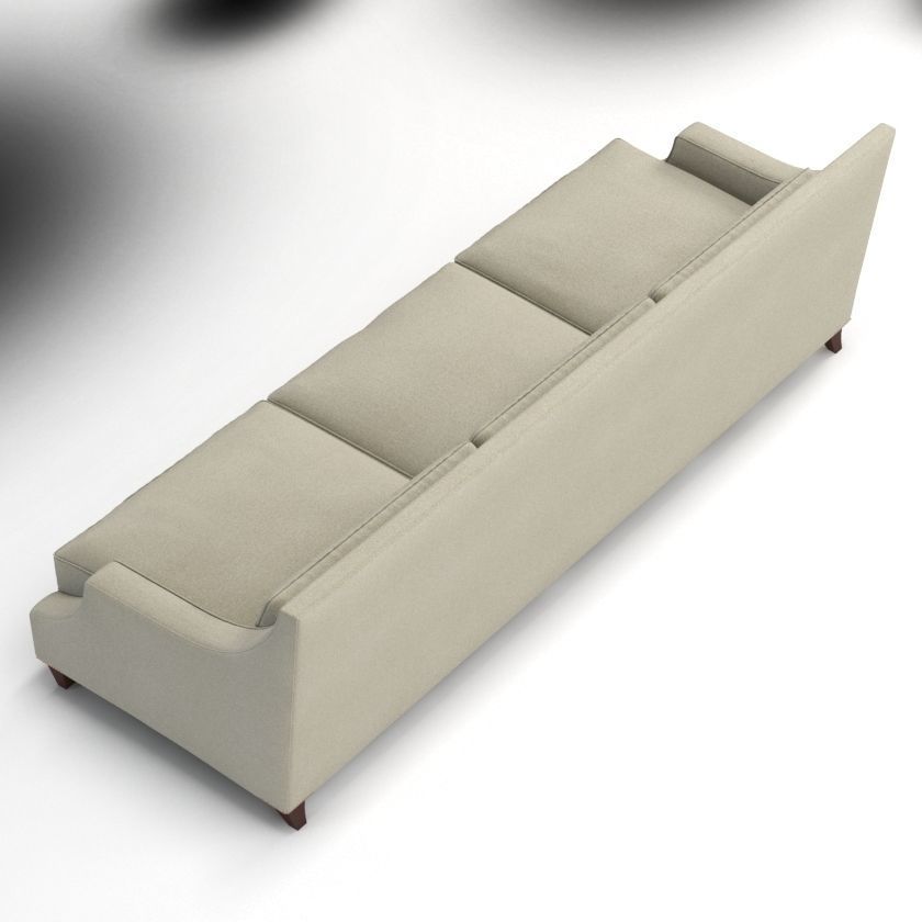 Baker 6130L Max Loveseat Thomas Pheasant 3D model_2