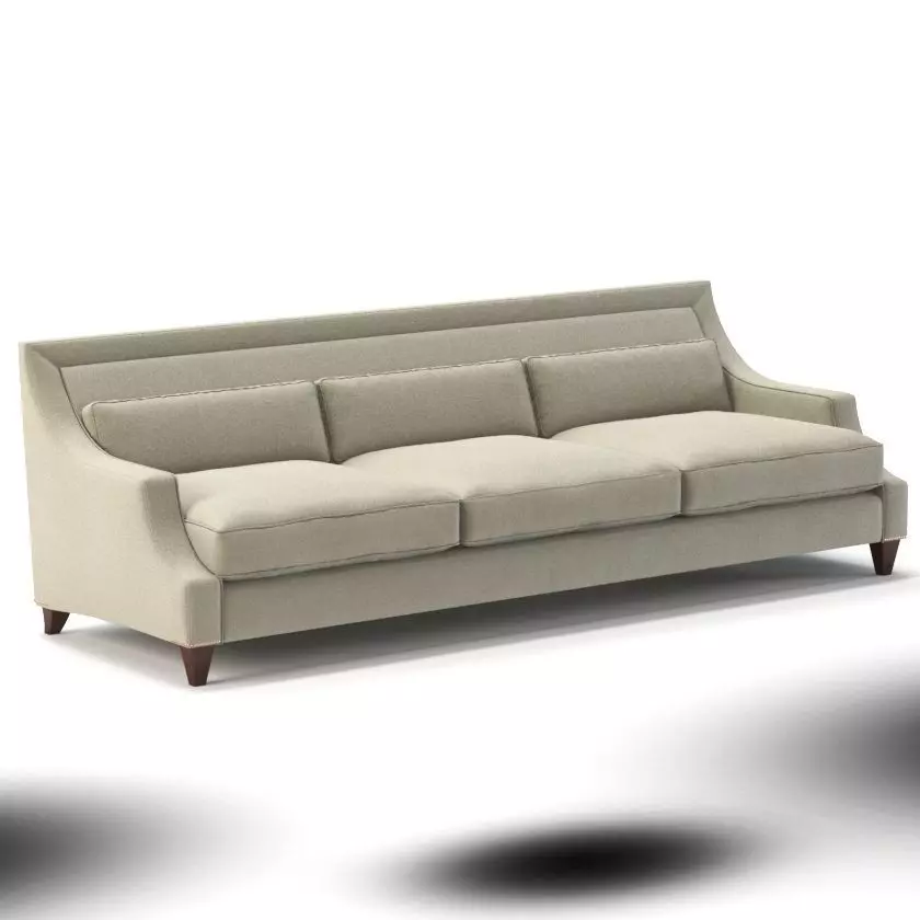 Baker 6130L Max Loveseat Thomas Pheasant 3D model_0
