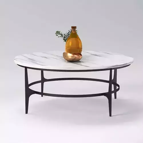 Avondale Round Metal Cocktail Table