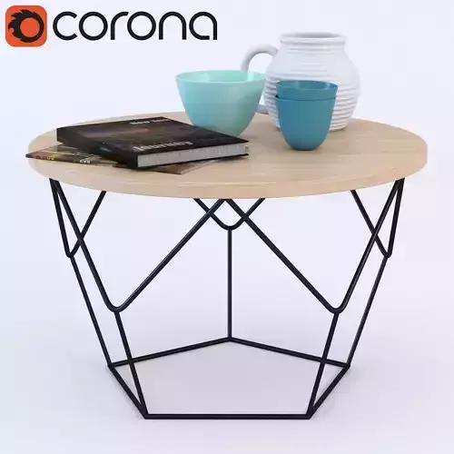 West elm Origami Coffee Table 3D model