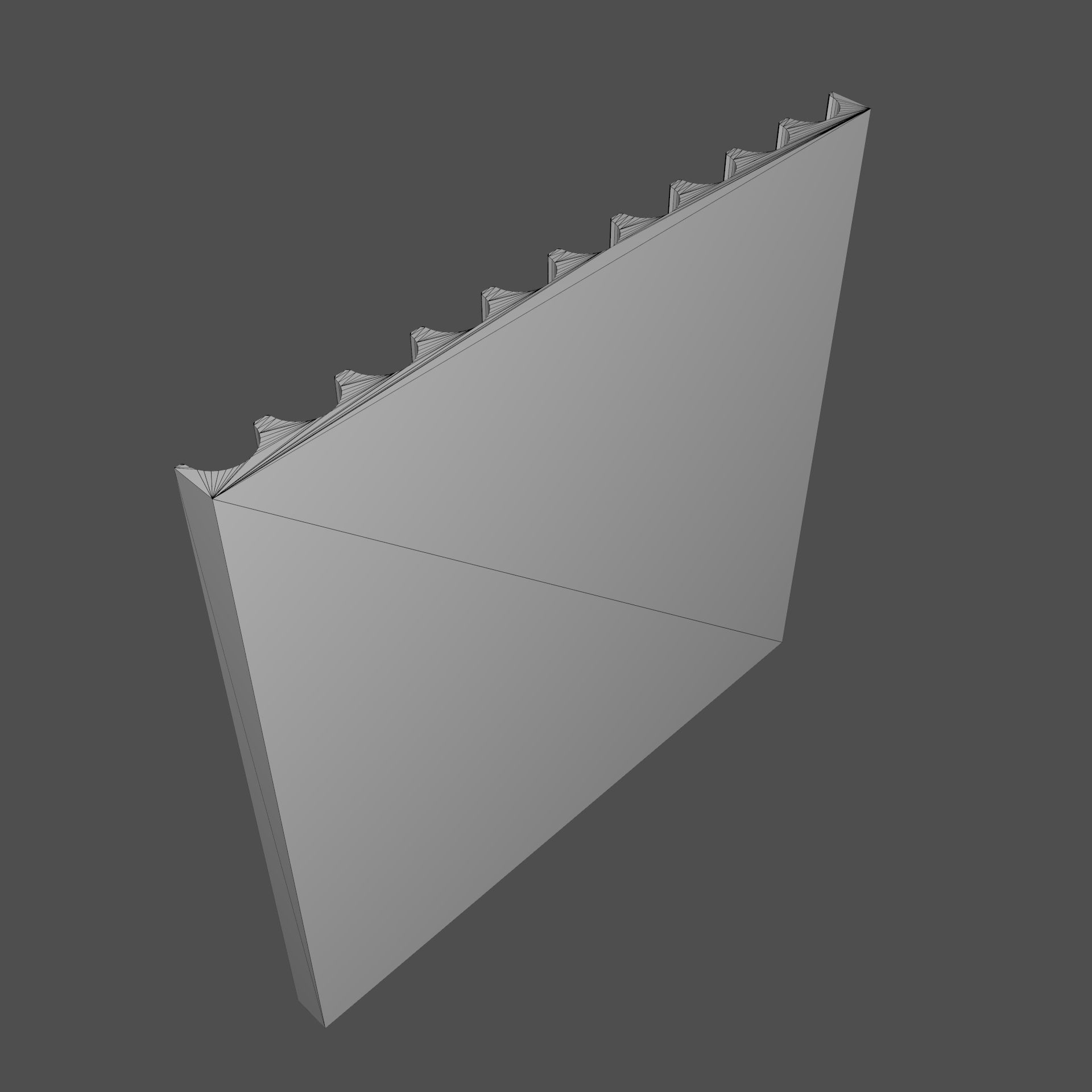Fluting Panel 3D model_9