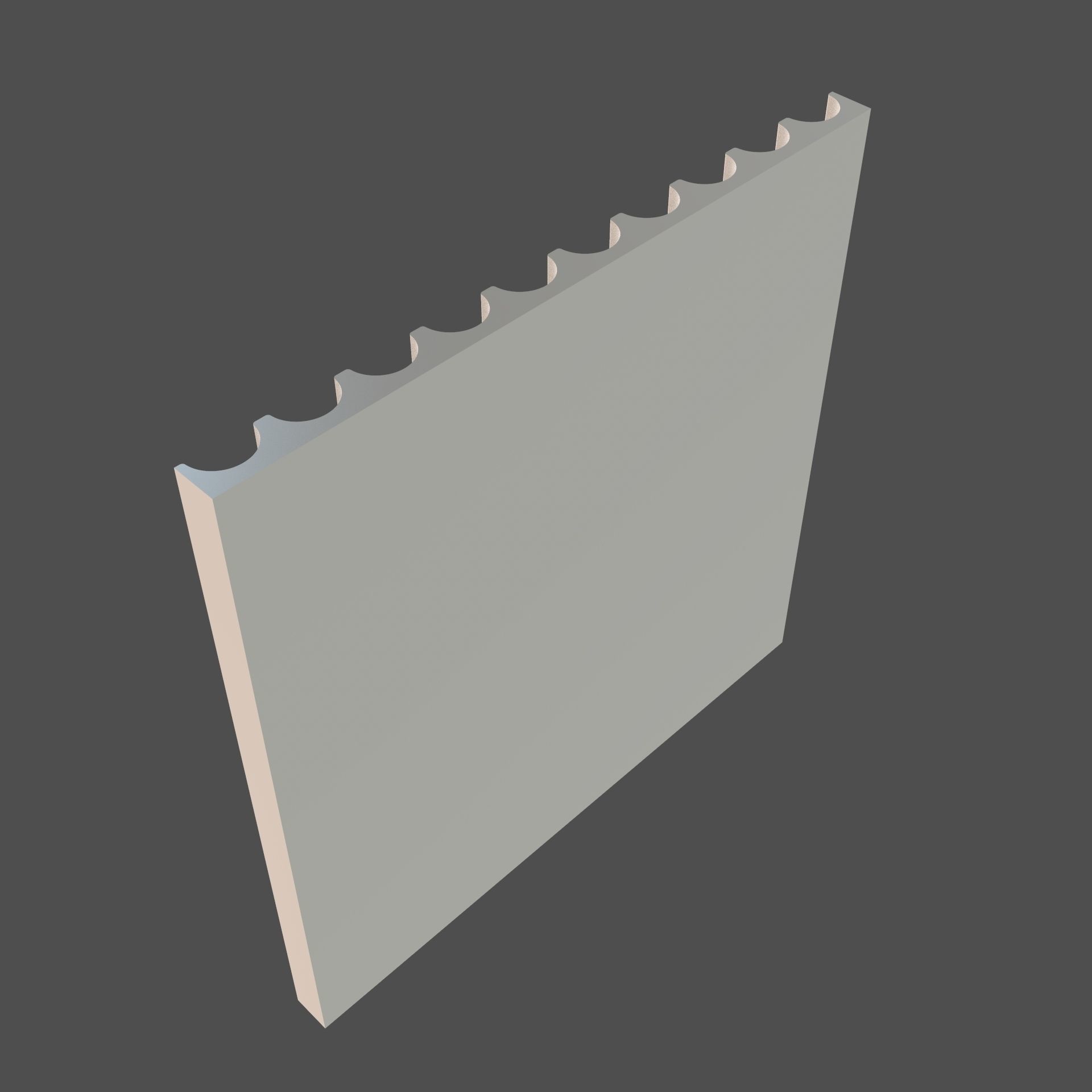Fluting Panel 3D model_4