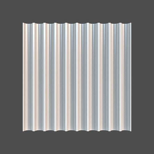 Fluting Panel 3D model