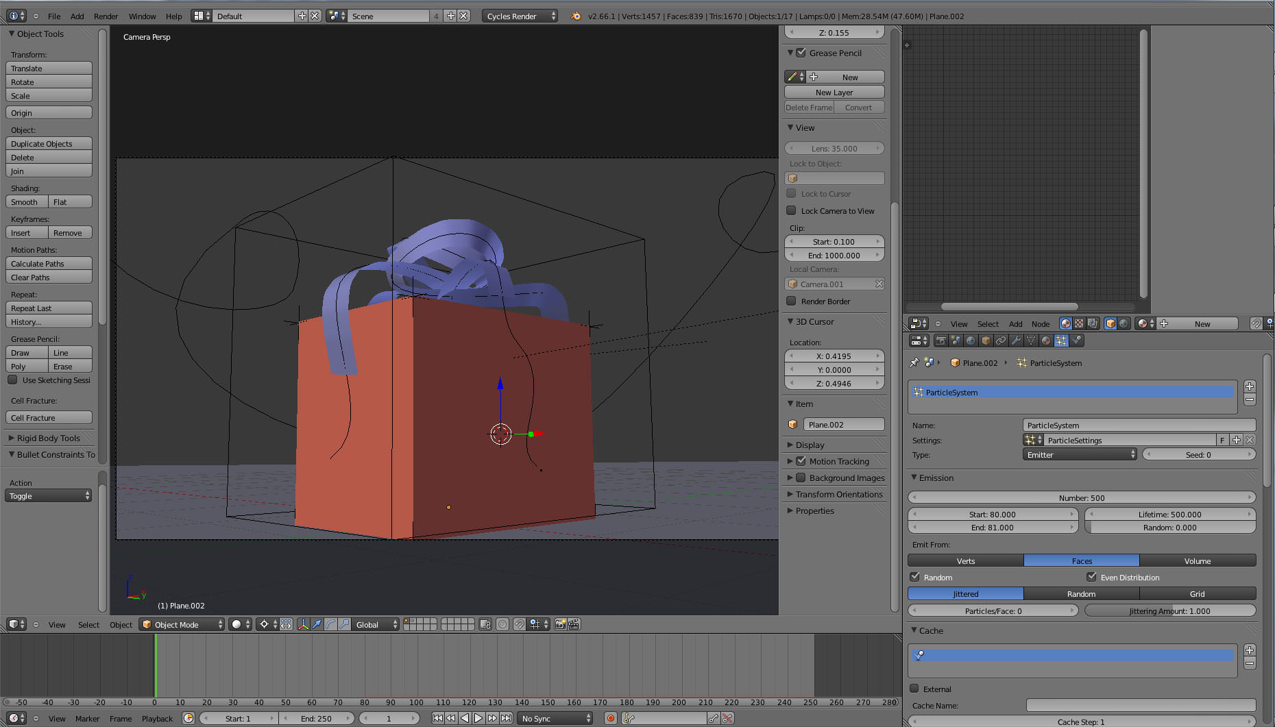Animated Present Box 3D model_4