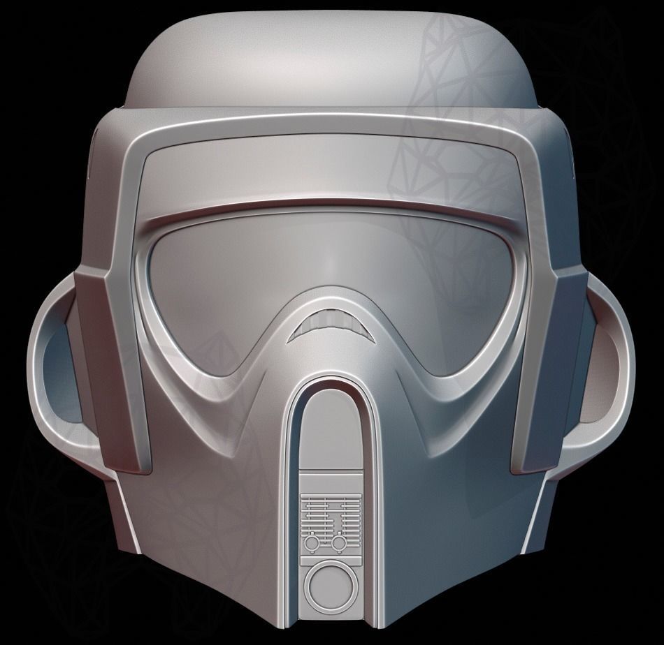 Scout Trooper Helmet from Star Wars 3D print model_2
