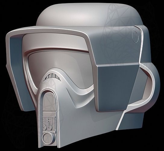 Scout Trooper Helmet from Star Wars 3D print model