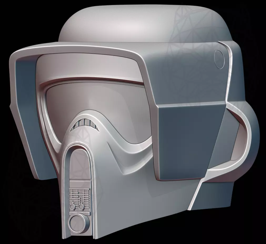 Scout Trooper Helmet from Star Wars 3D print model_0