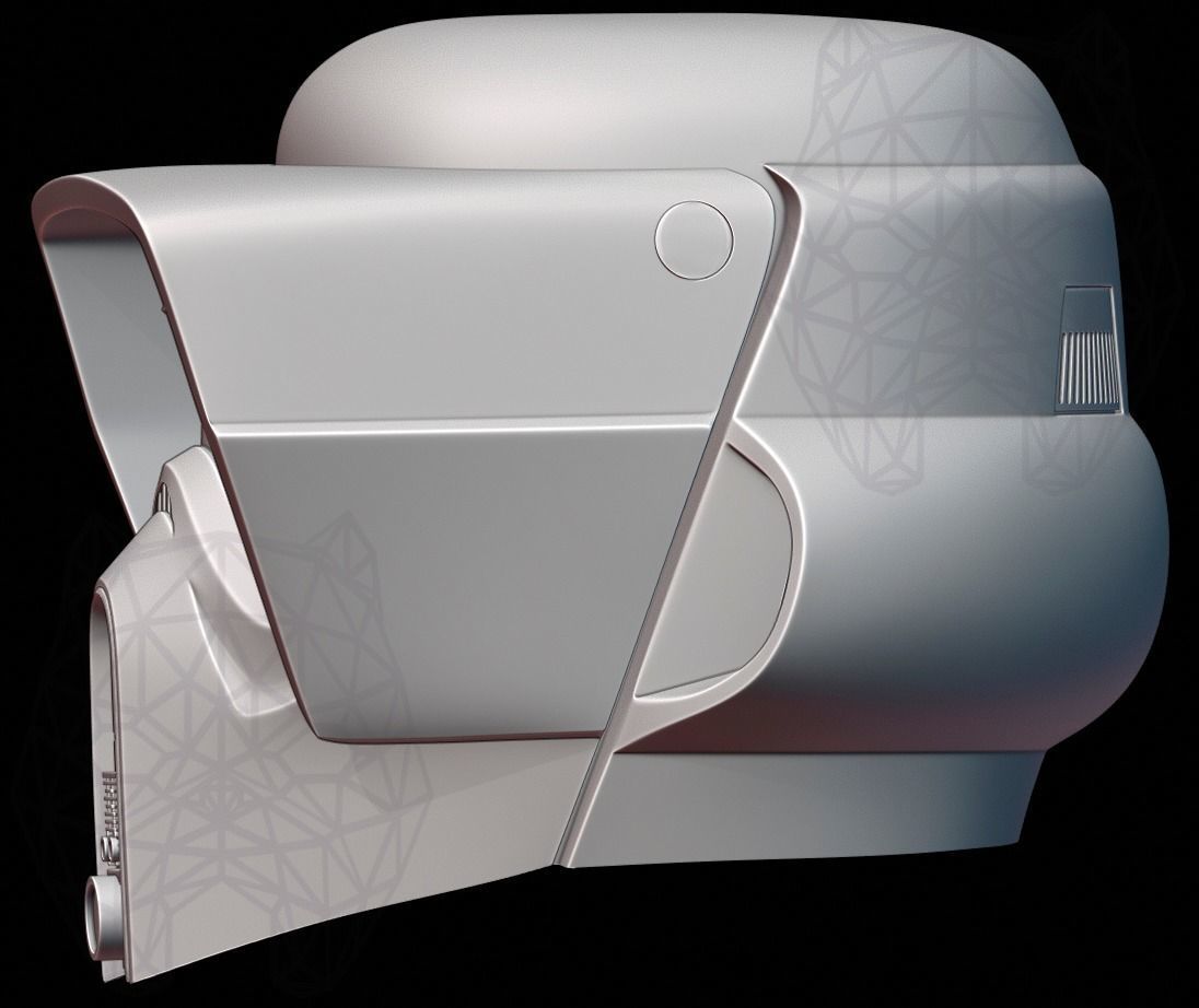 Scout Trooper Helmet from Star Wars 3D print model_3