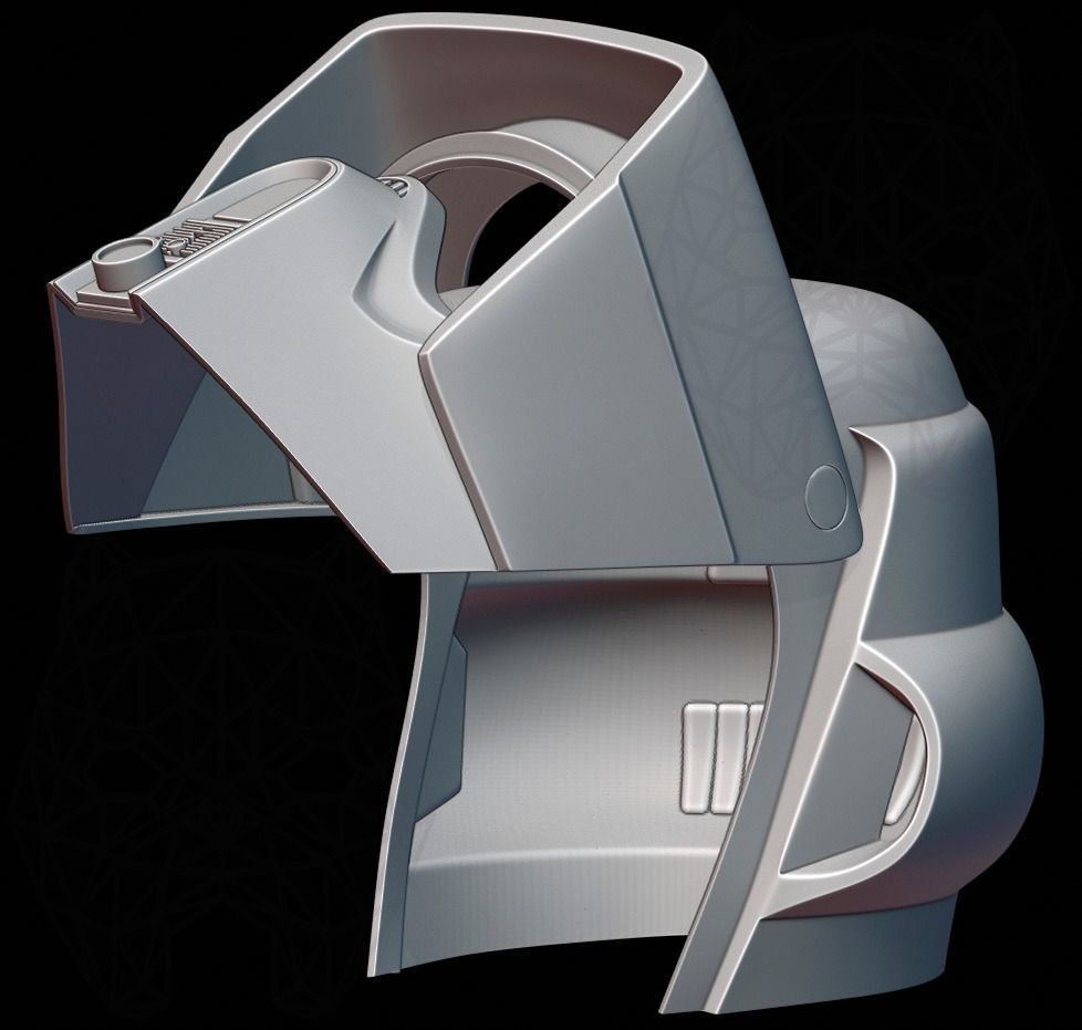 Scout Trooper Helmet from Star Wars 3D print model_8