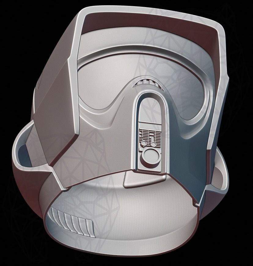 Scout Trooper Helmet from Star Wars 3D print model_7