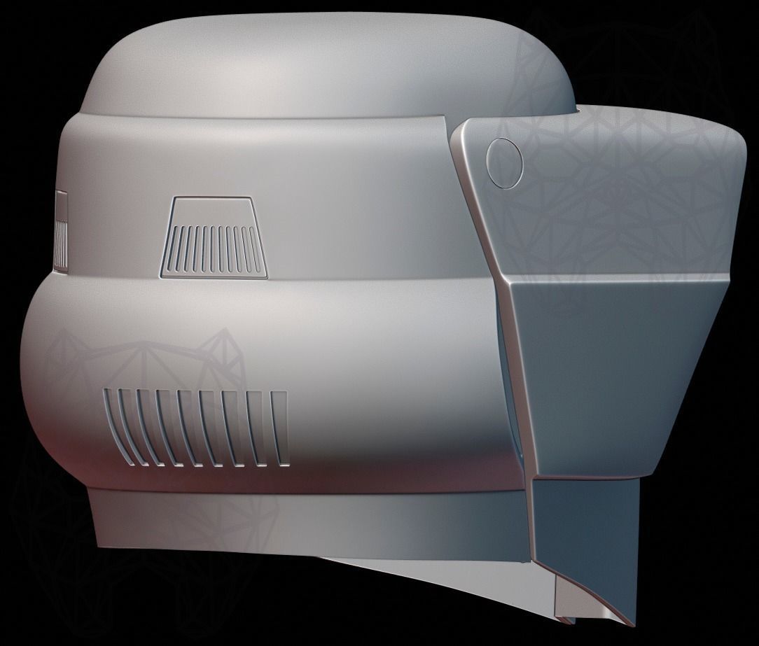 Scout Trooper Helmet from Star Wars 3D print model_5