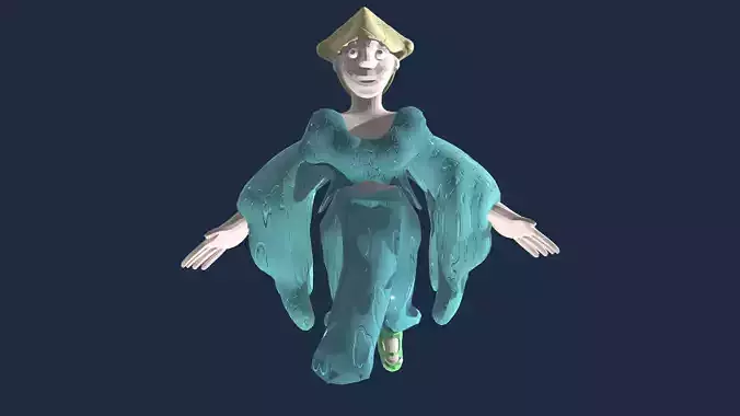 Low-Poly stylish Character 