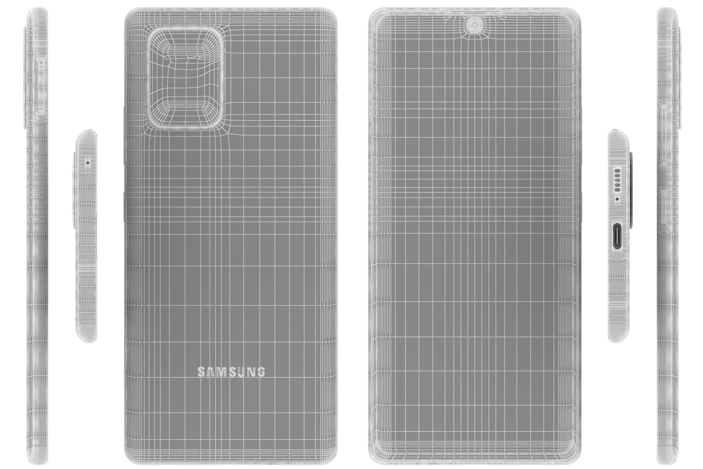 Samsung Galaxy S10 Lite Prism White 3D model_15