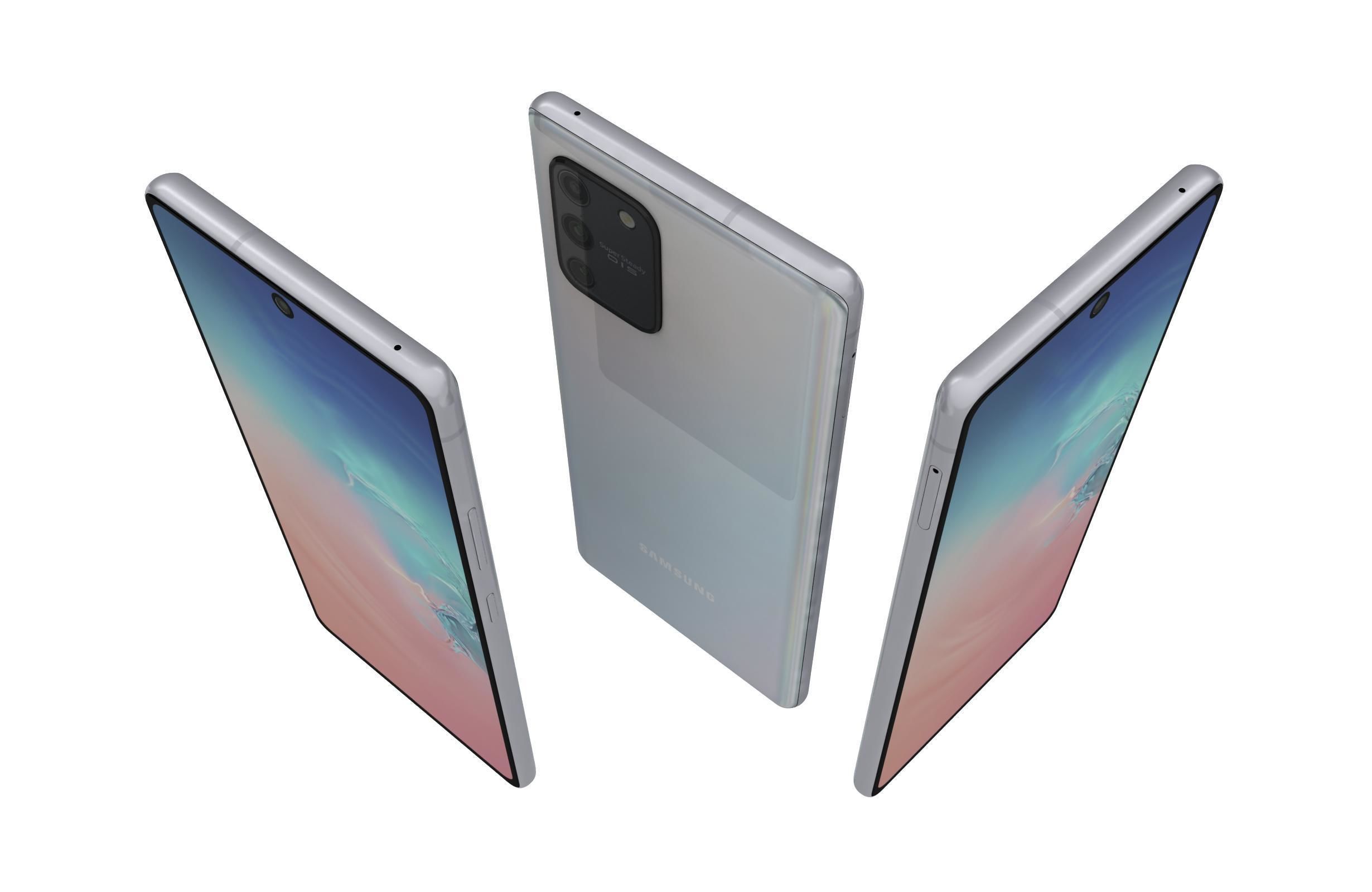 Samsung Galaxy S10 Lite Prism White 3D model_1