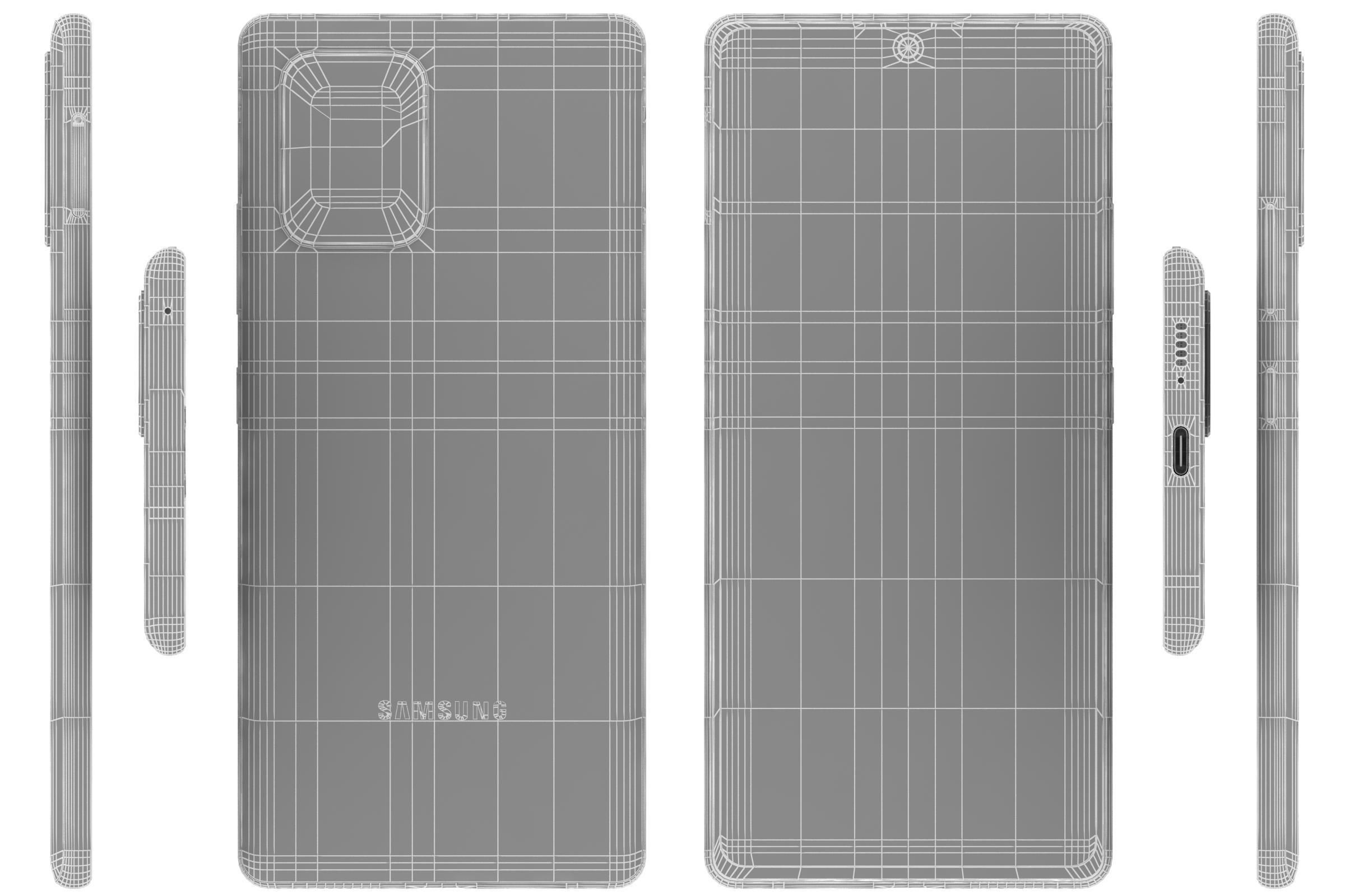 Samsung Galaxy S10 Lite Prism White 3D model_14