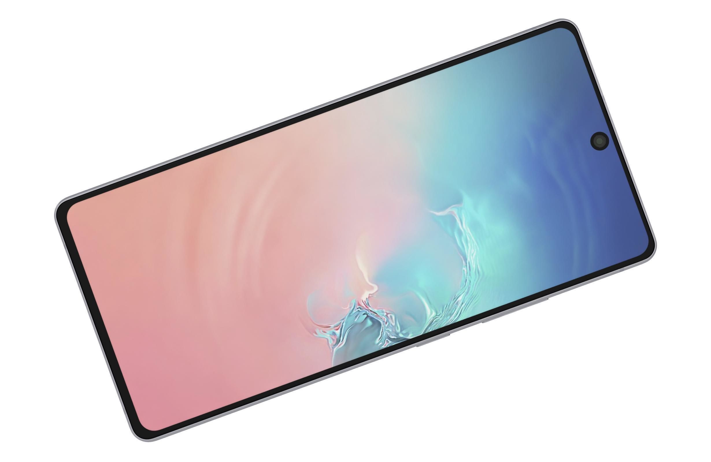 Samsung Galaxy S10 Lite Prism White 3D model_8