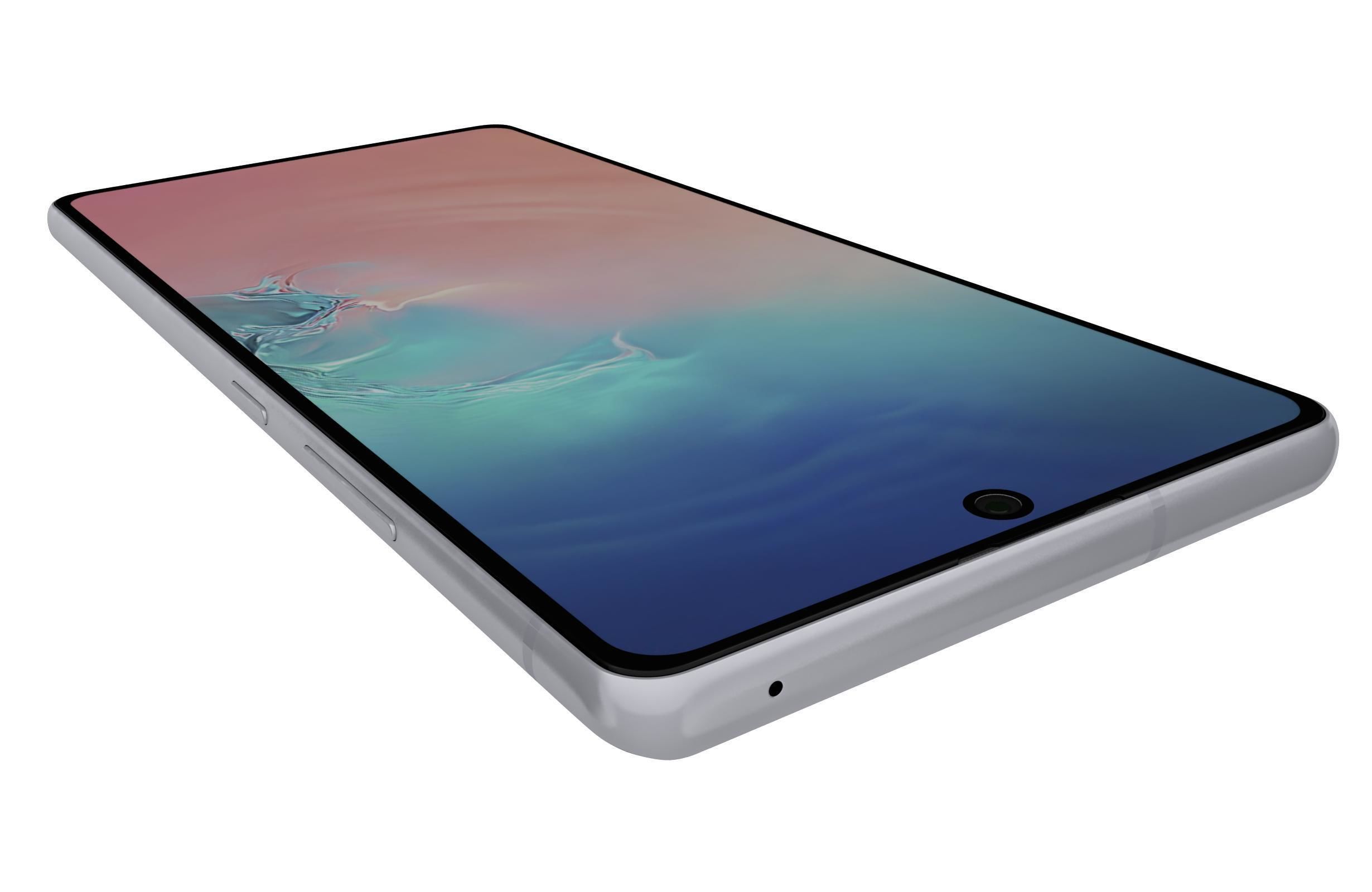 Samsung Galaxy S10 Lite Prism White 3D model_11