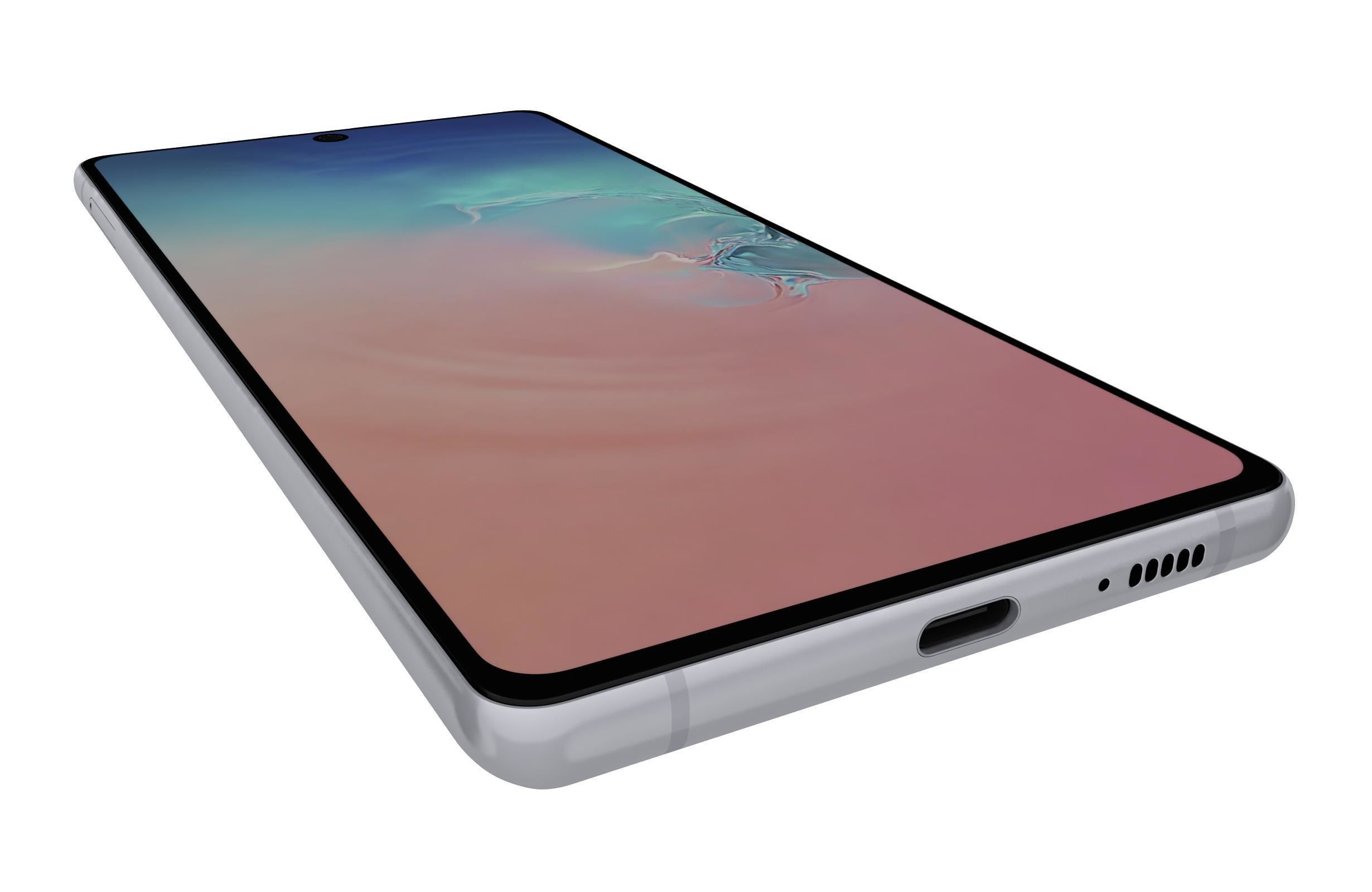 Samsung Galaxy S10 Lite Prism White 3D model_10