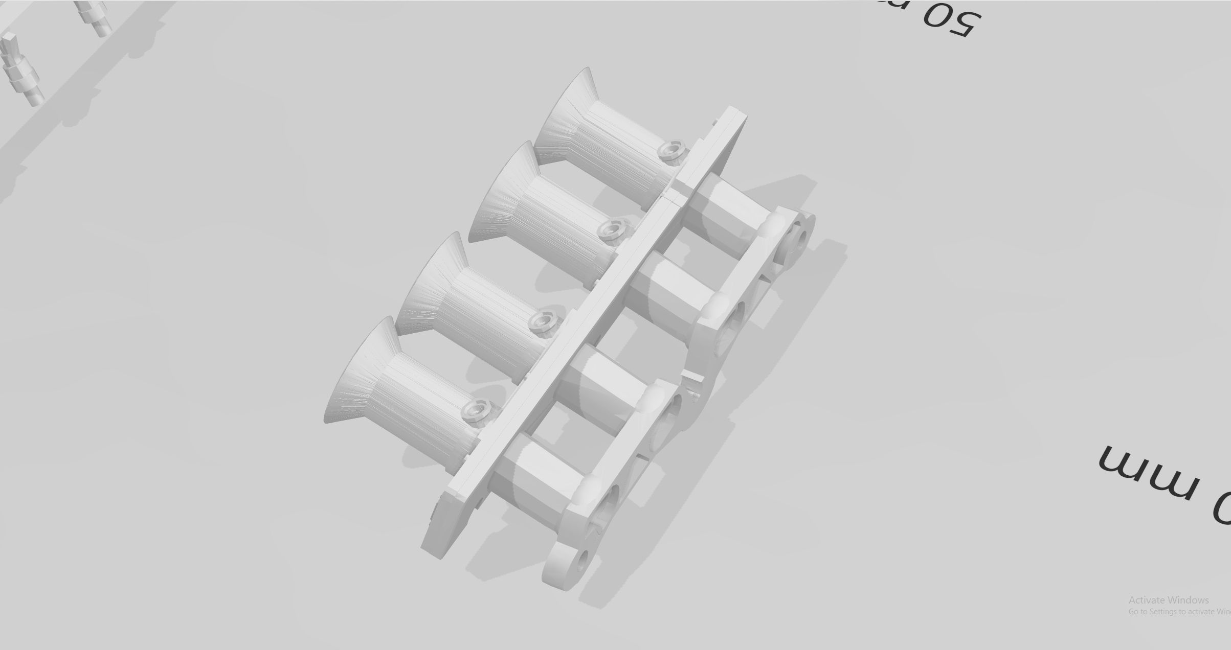 SR20 ITB intake manifold for RC 3D print model_1