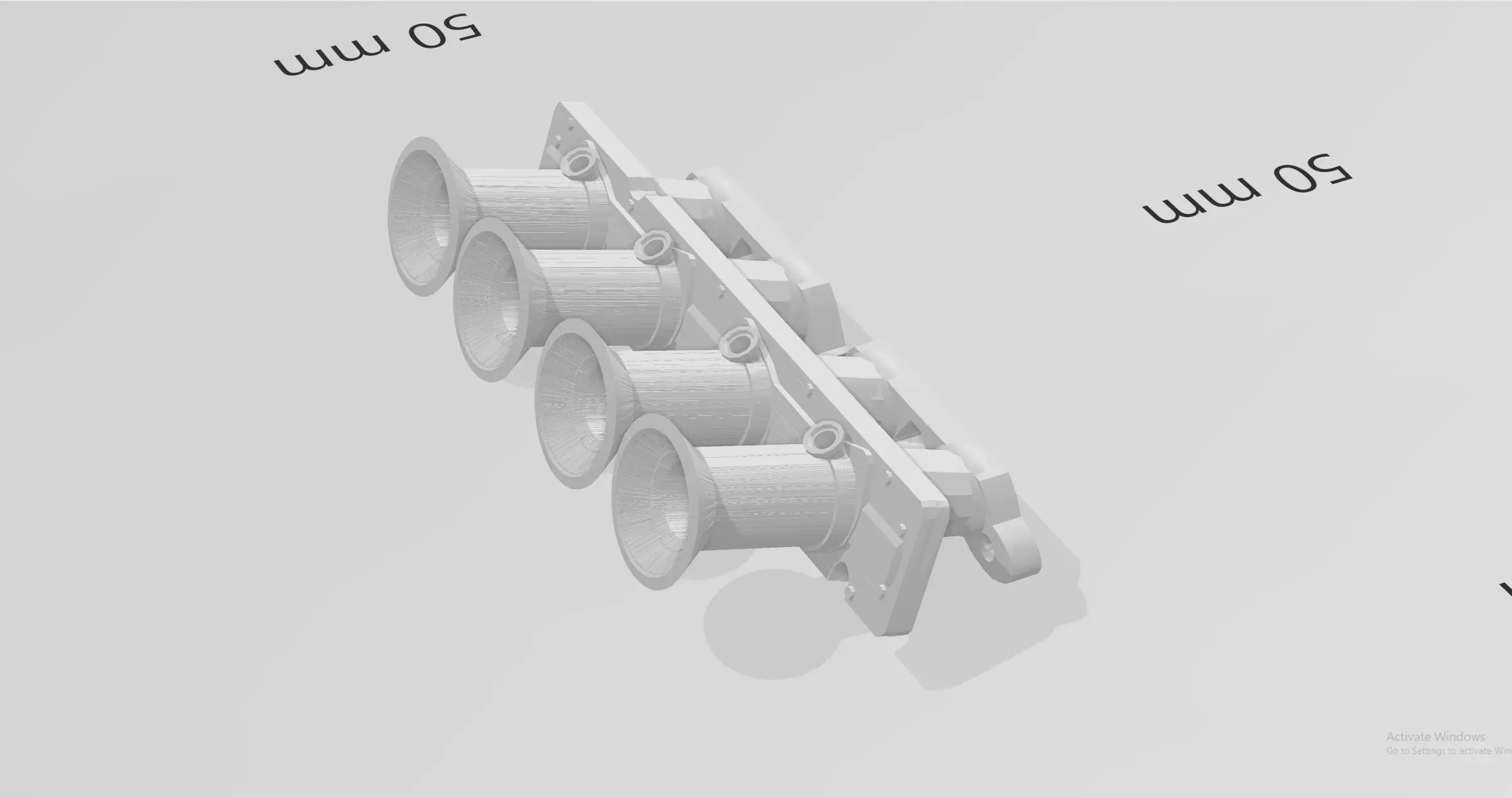 SR20 ITB intake manifold for RC 3D print model_0