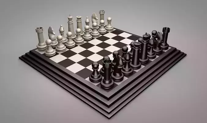 Chess Set board with pieces