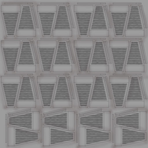 Landing Tower Low-poly 3D model_5