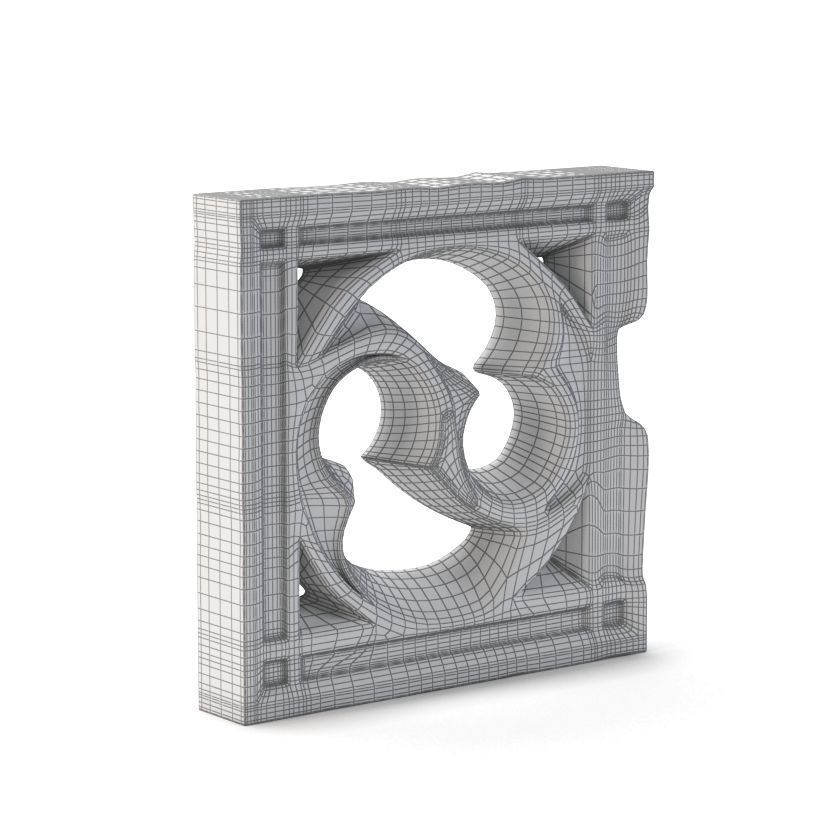 15th Century Gothic Architectural Castres France 3D model_1