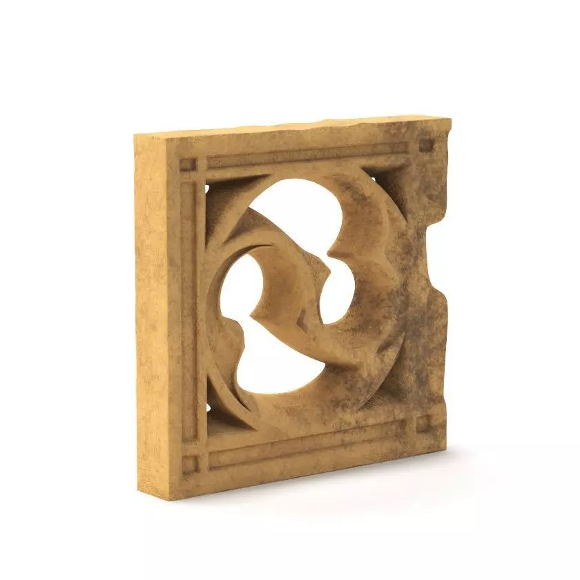 15th Century Gothic Architectural Castres France 3D model_0