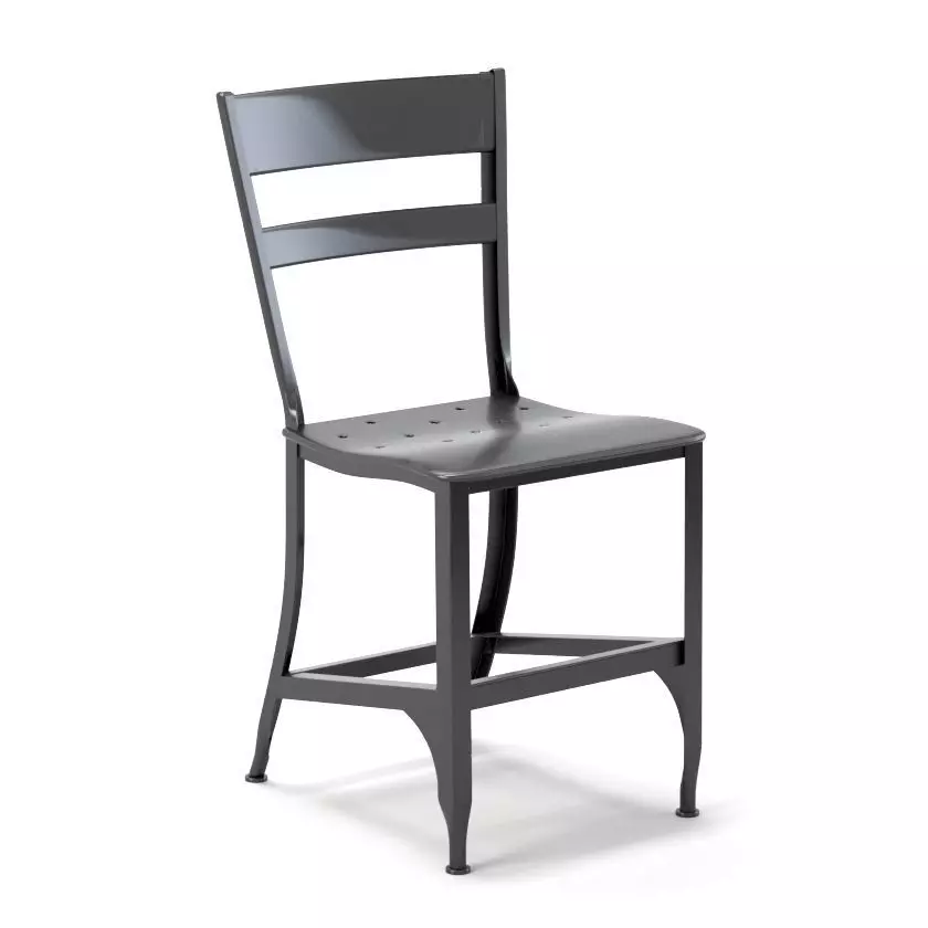 Vintage Industrial Mid Century Modern Dining Chair 3D model