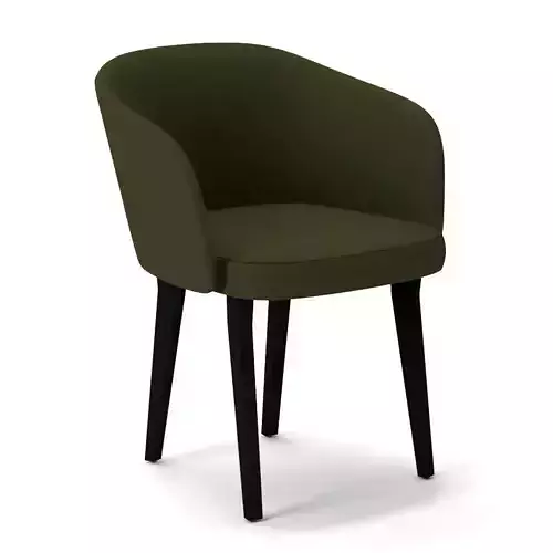 UPHOLSTERED HUMA ARMCHAIR