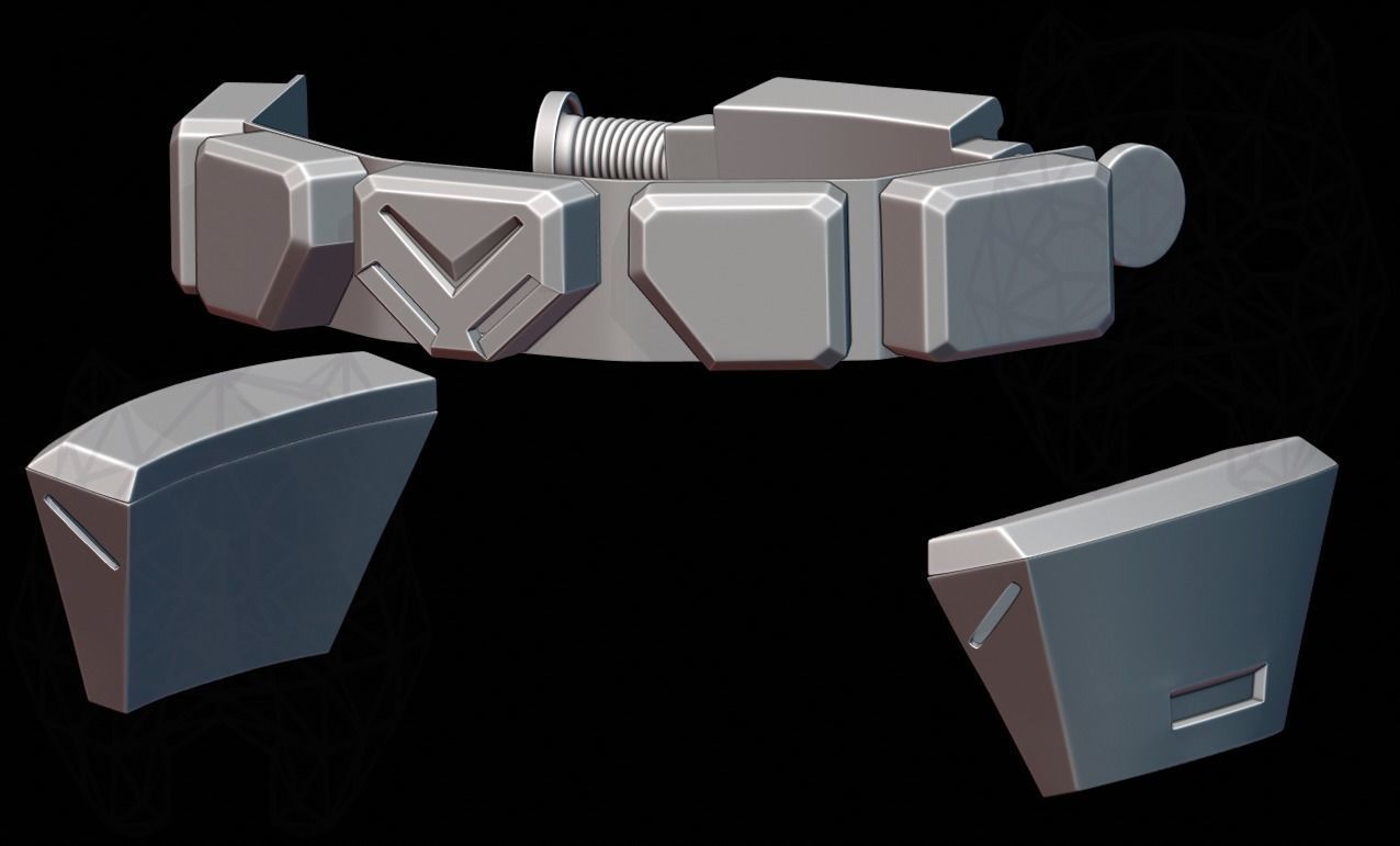 Scout Trooper Armor Set from Star Wars  3D print model_11