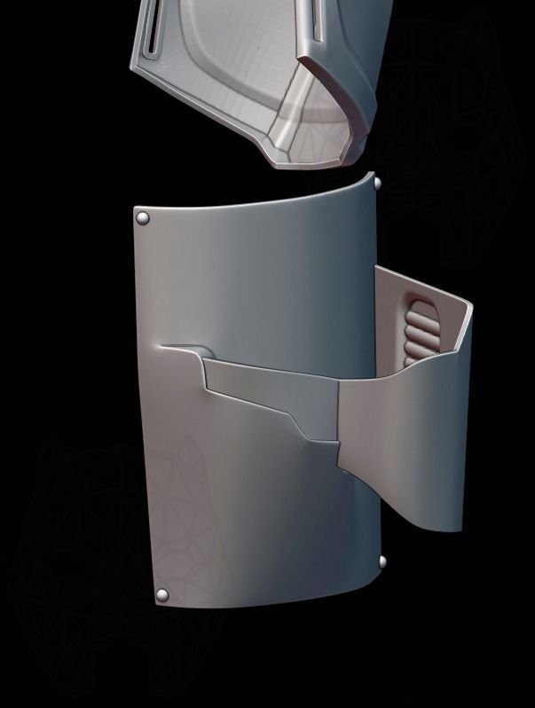 Scout Trooper Armor Set from Star Wars  3D print model_10