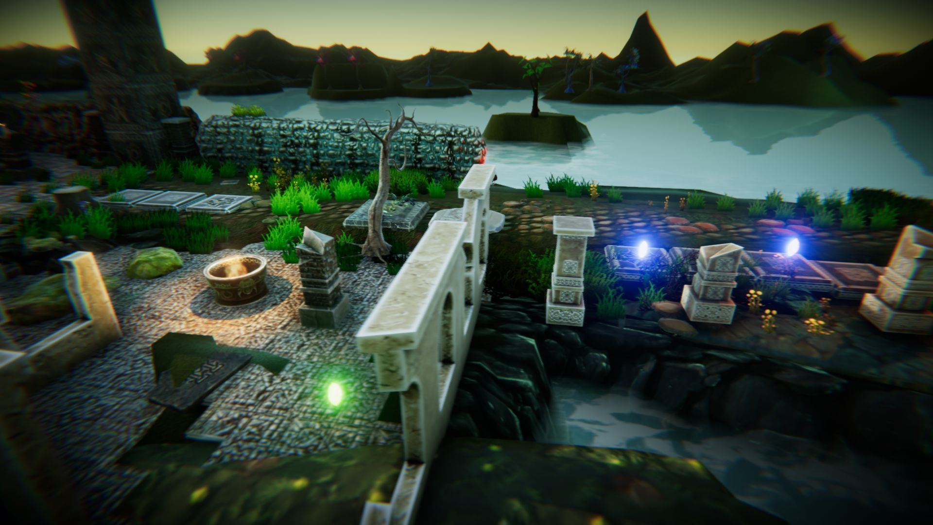 Magic World Platformer Low-poly 3D model_36