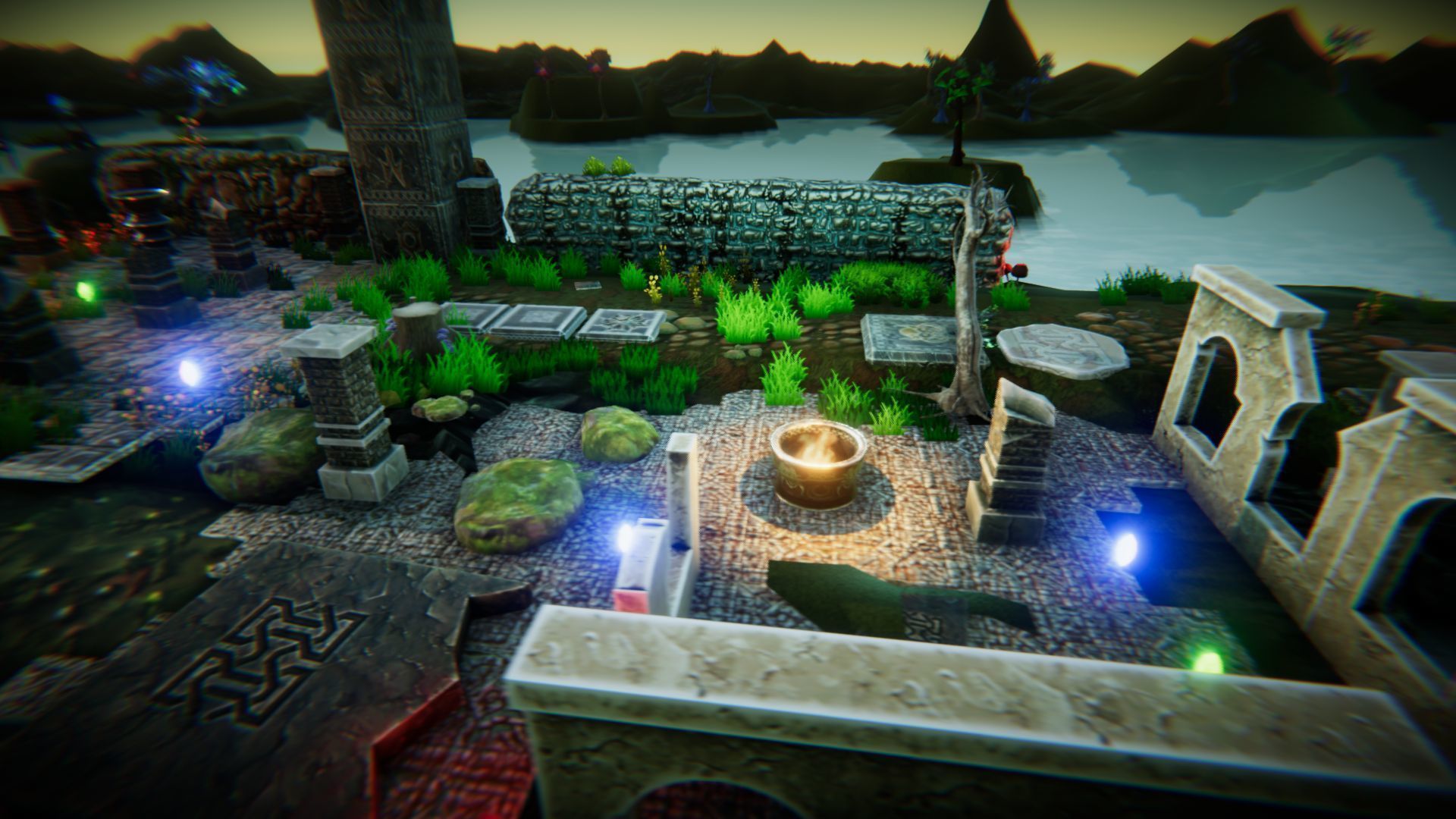 Magic World Platformer Low-poly 3D model_35