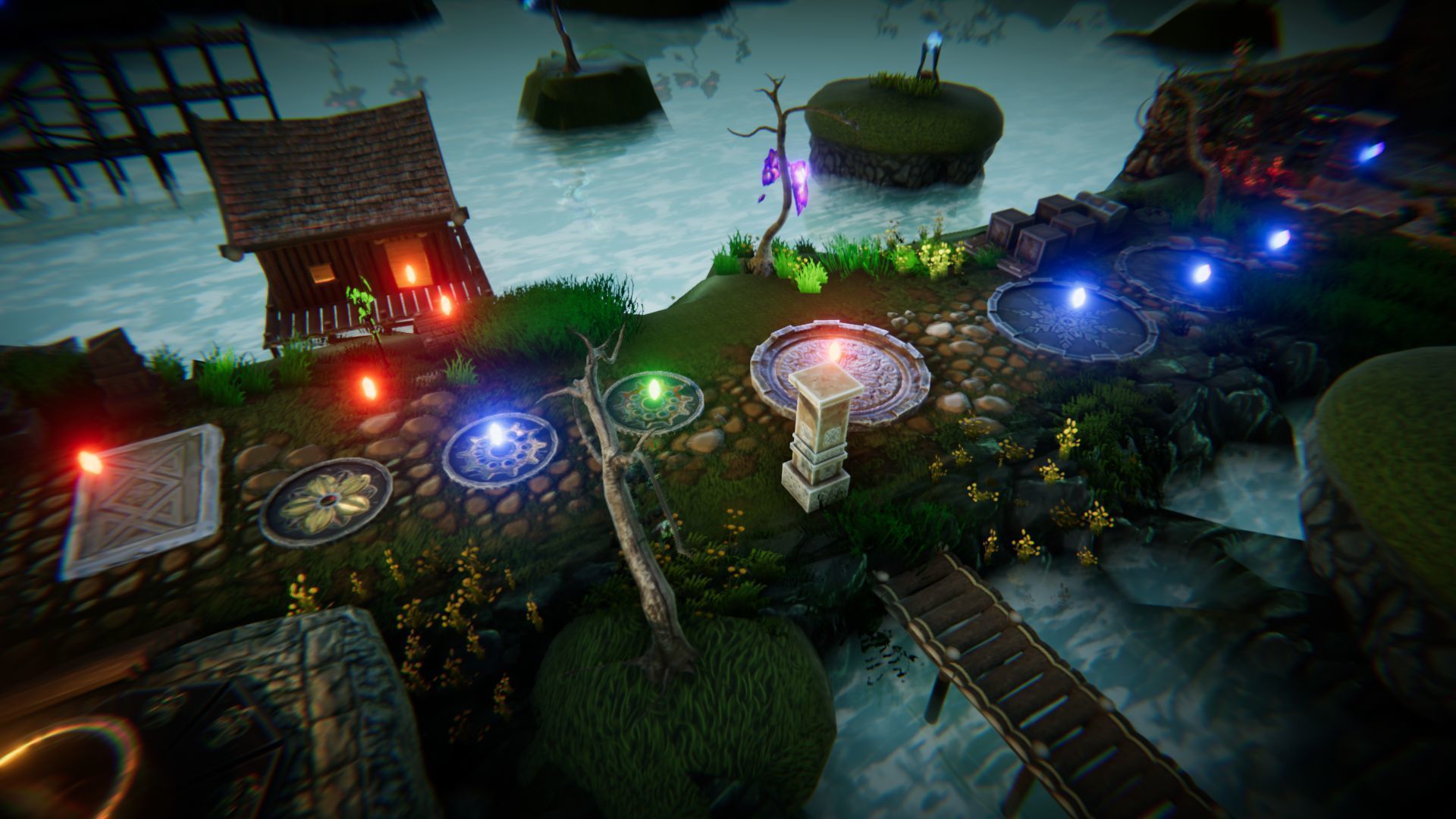Magic World Platformer Low-poly 3D model_27