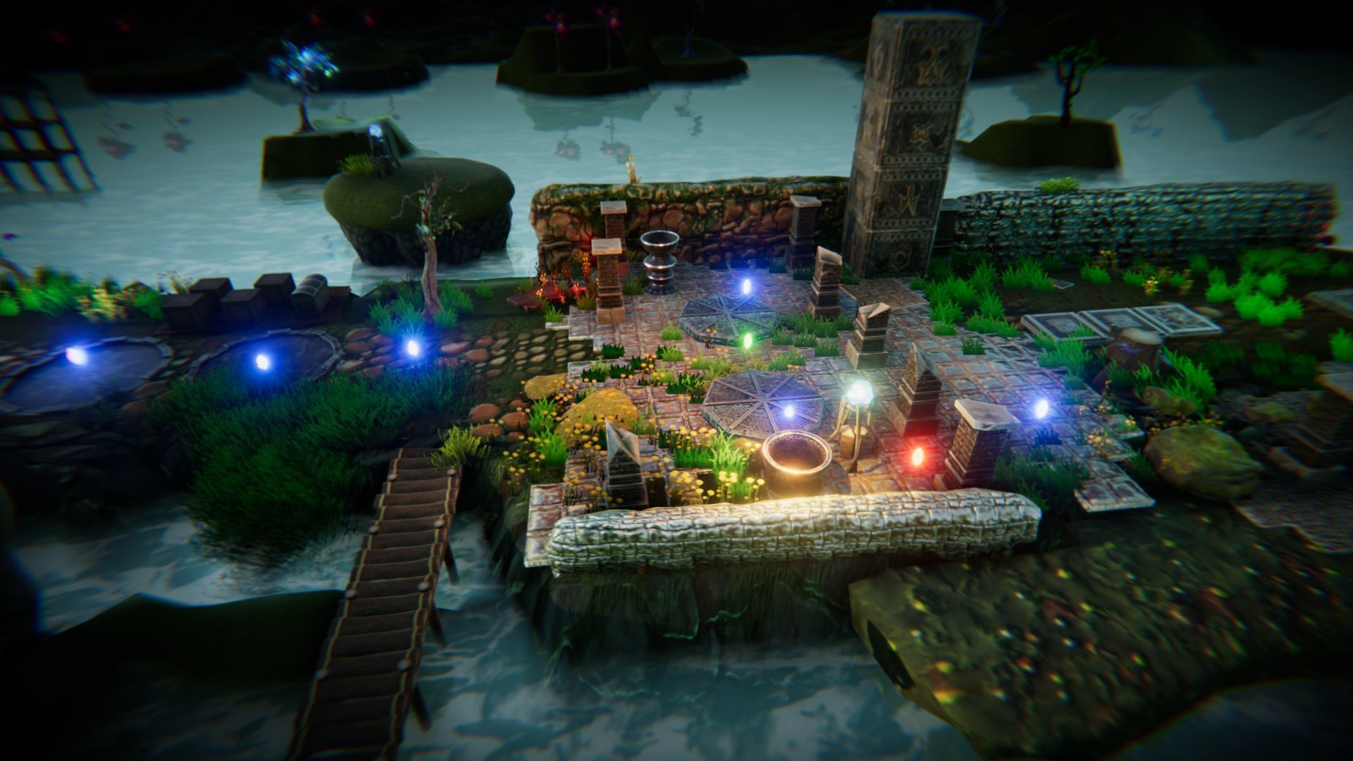 Magic World Platformer Low-poly 3D model_33