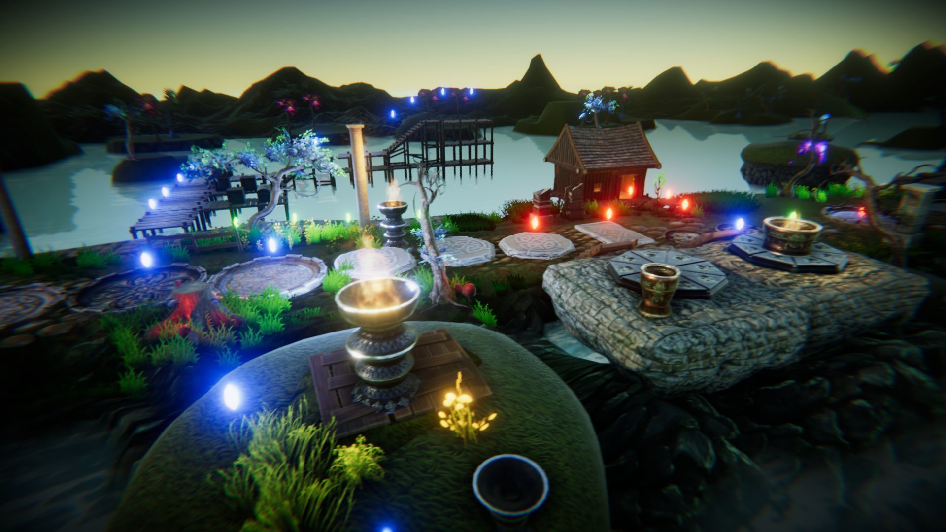 Magic World Platformer Low-poly 3D model_25