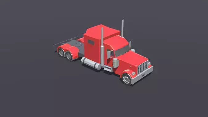 American Truck Lowpoly