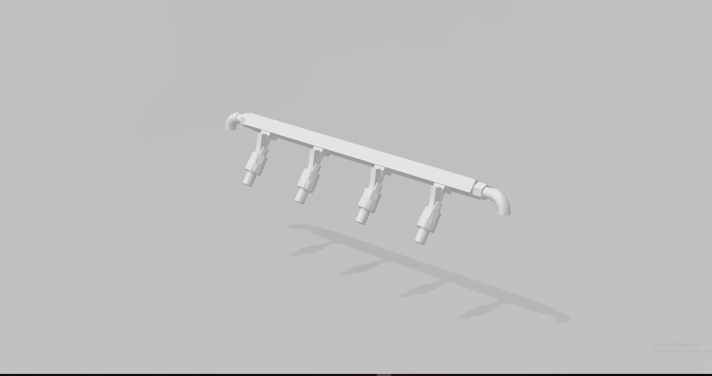 SR20 Fuelrail and injectors for GREDDY Free 3D print model
