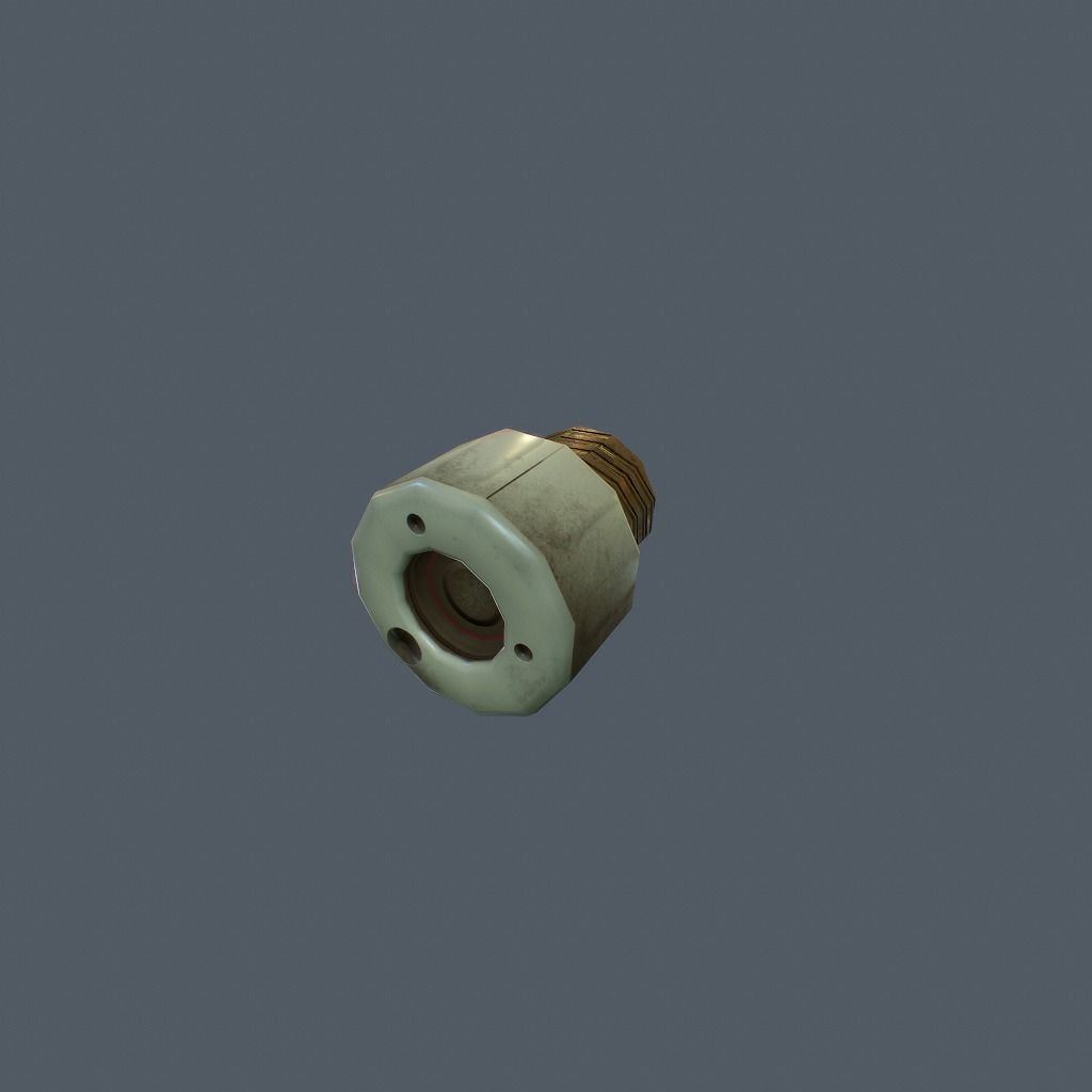 Old Fusebox Low-poly 3D model_20