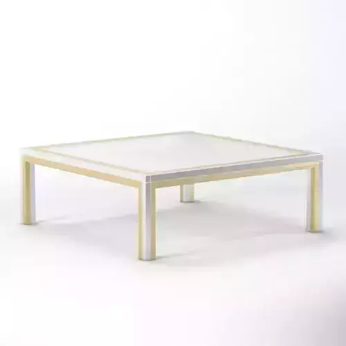 Square Coffee Table France 1970s