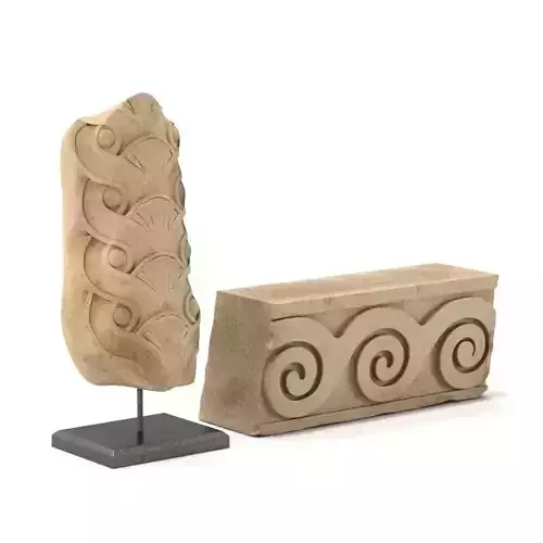Set of 2 Roman Architectural Fragments