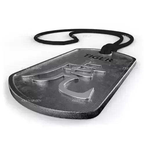 Tiger Chinese Zodiac Pendant design