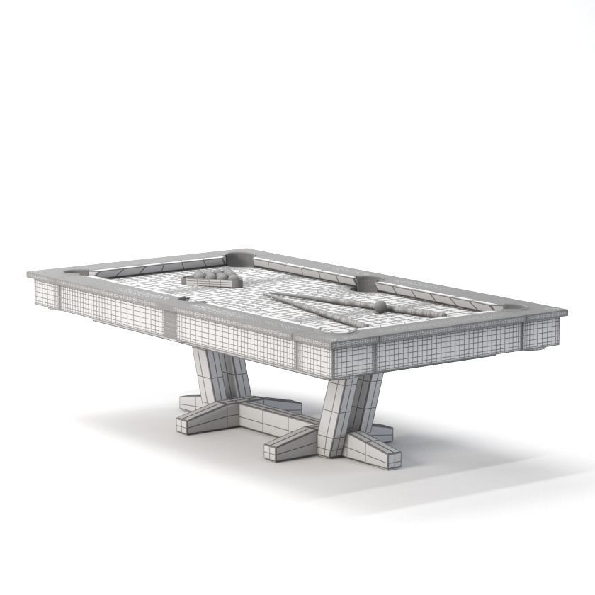 PETALUMA POOL TABLE 3D model_1