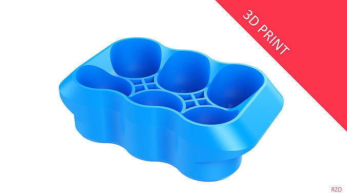 Crate Unity 01 for 6 Cans 350ml  3D print model