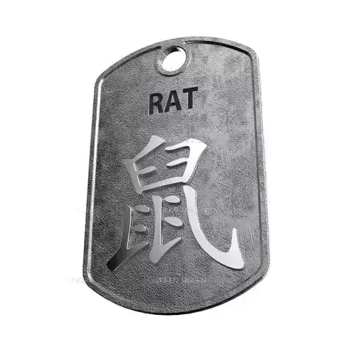 Rat Chinese Zodiac Pendant design