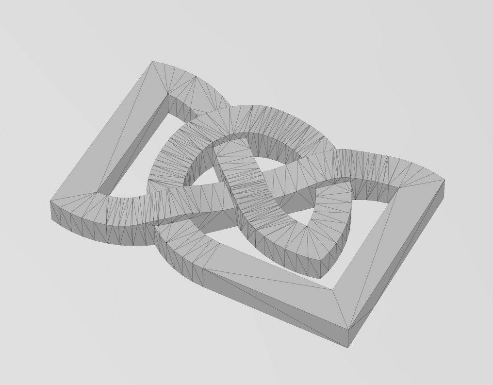 Collection of basic celtic knots ornaments 3D print model_19